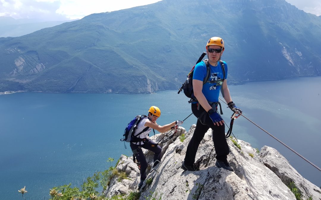 corso di progressione in ferrata